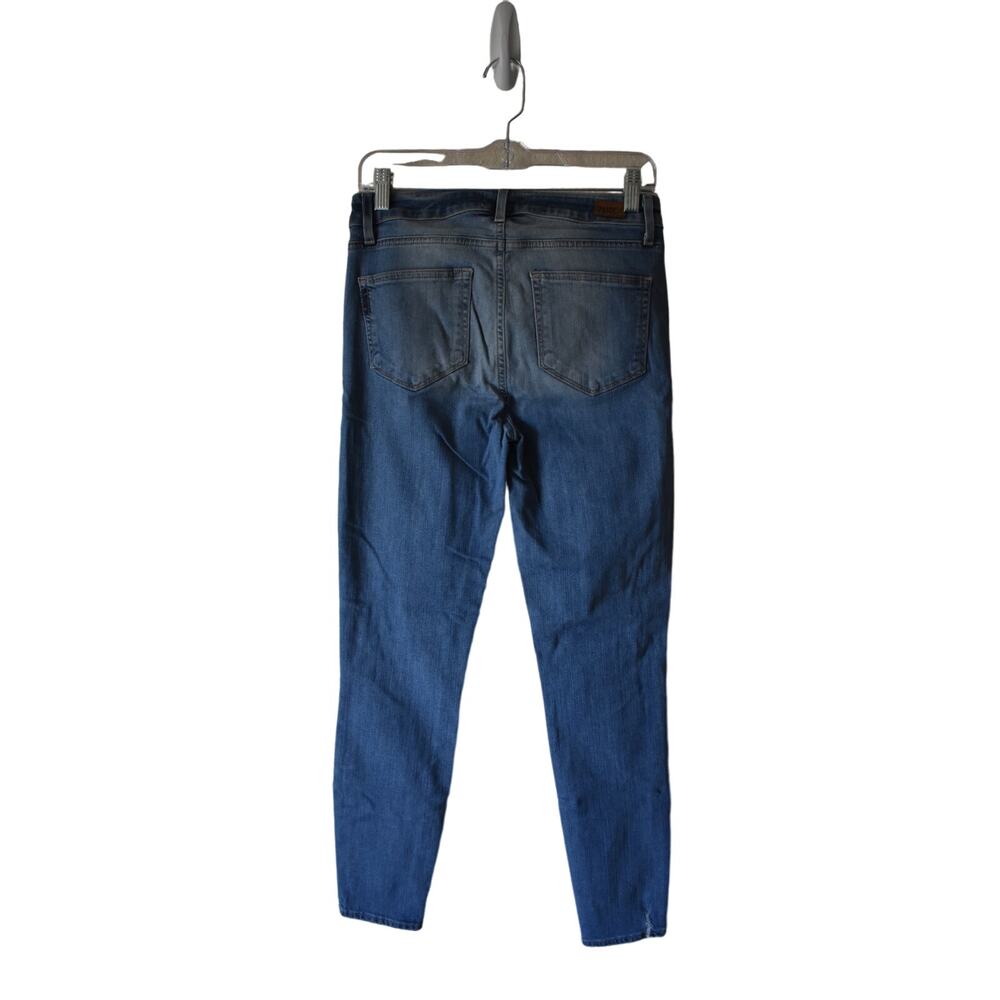 PAIGE Hoxton Ankle Blue Distressed Jeans Size 27 - Picture 3 of 6